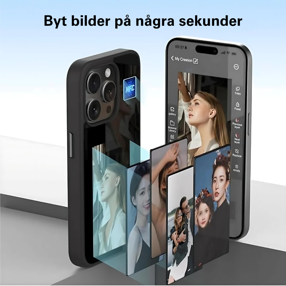 Photo Case – Smart fotoskal för iPhone 15, 14 & 13